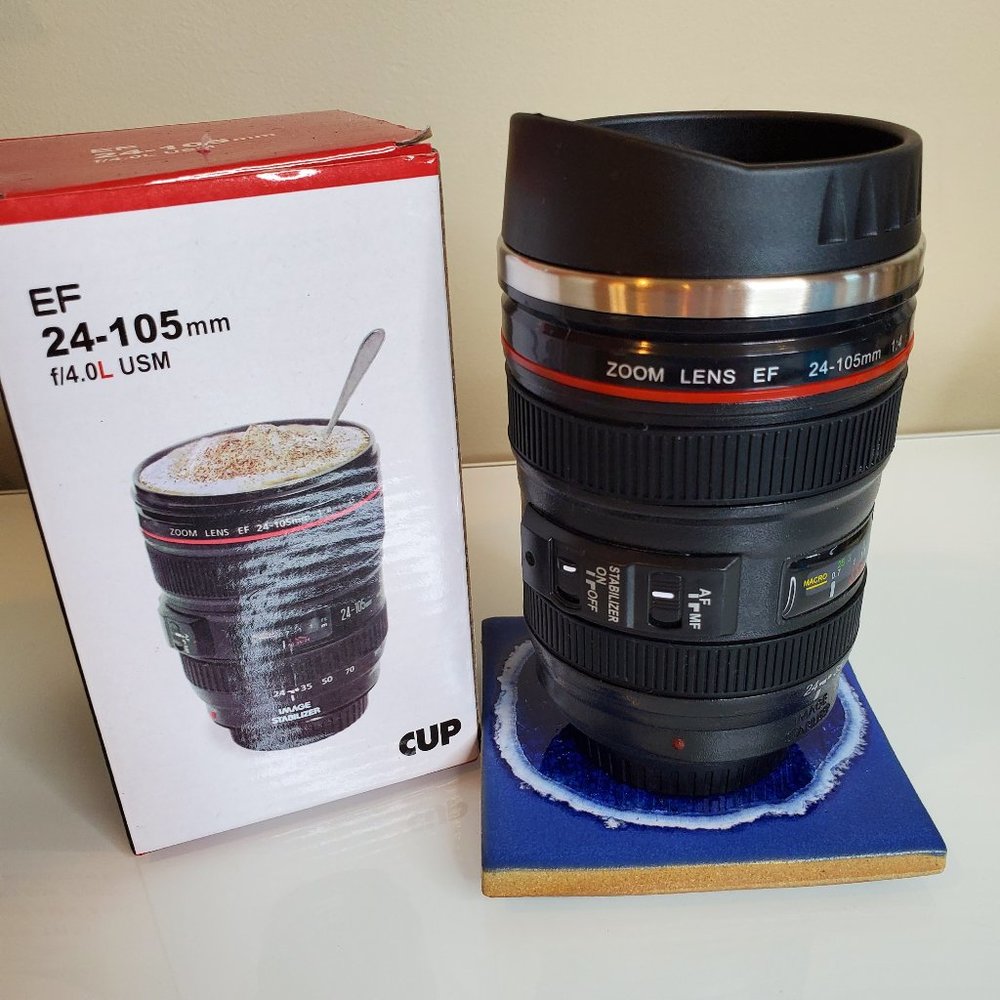 Camera Lens Insulated Coffee Cup / Mug
